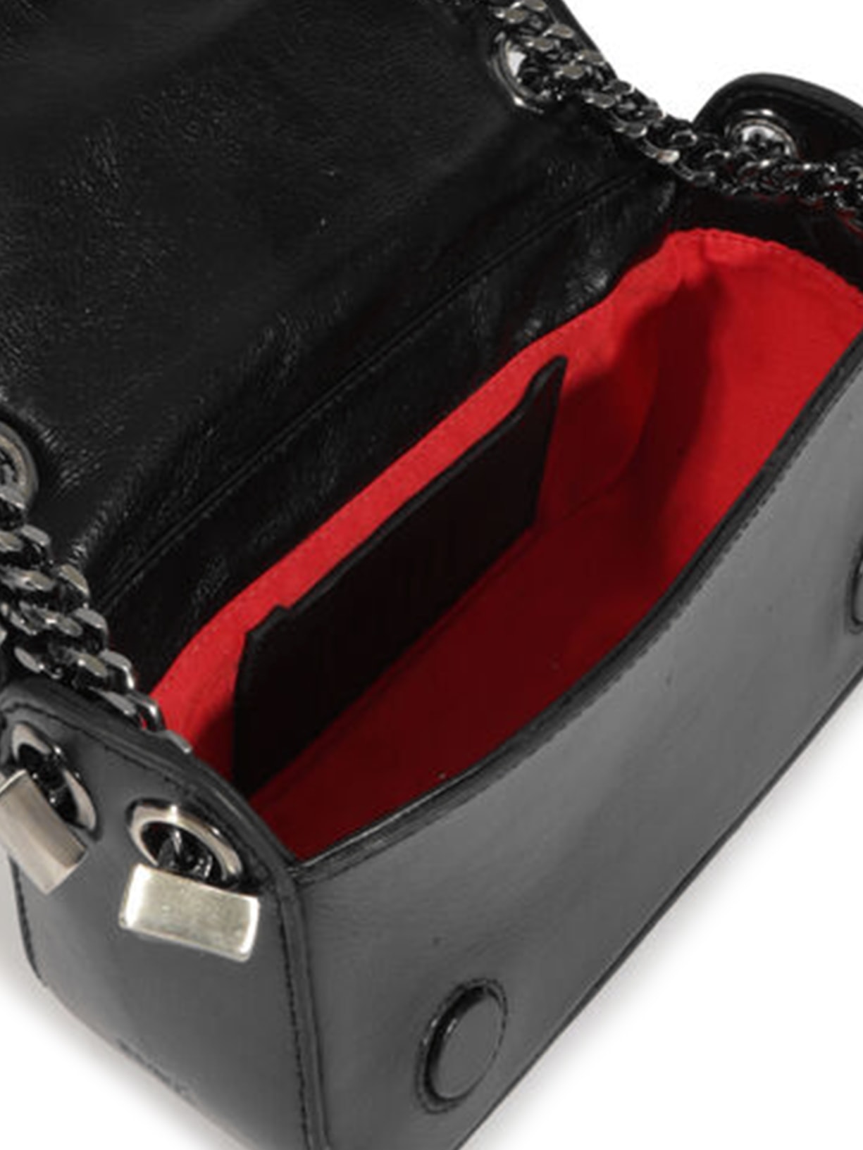 Bolsa Feminina Weave Couro Preto Schutz