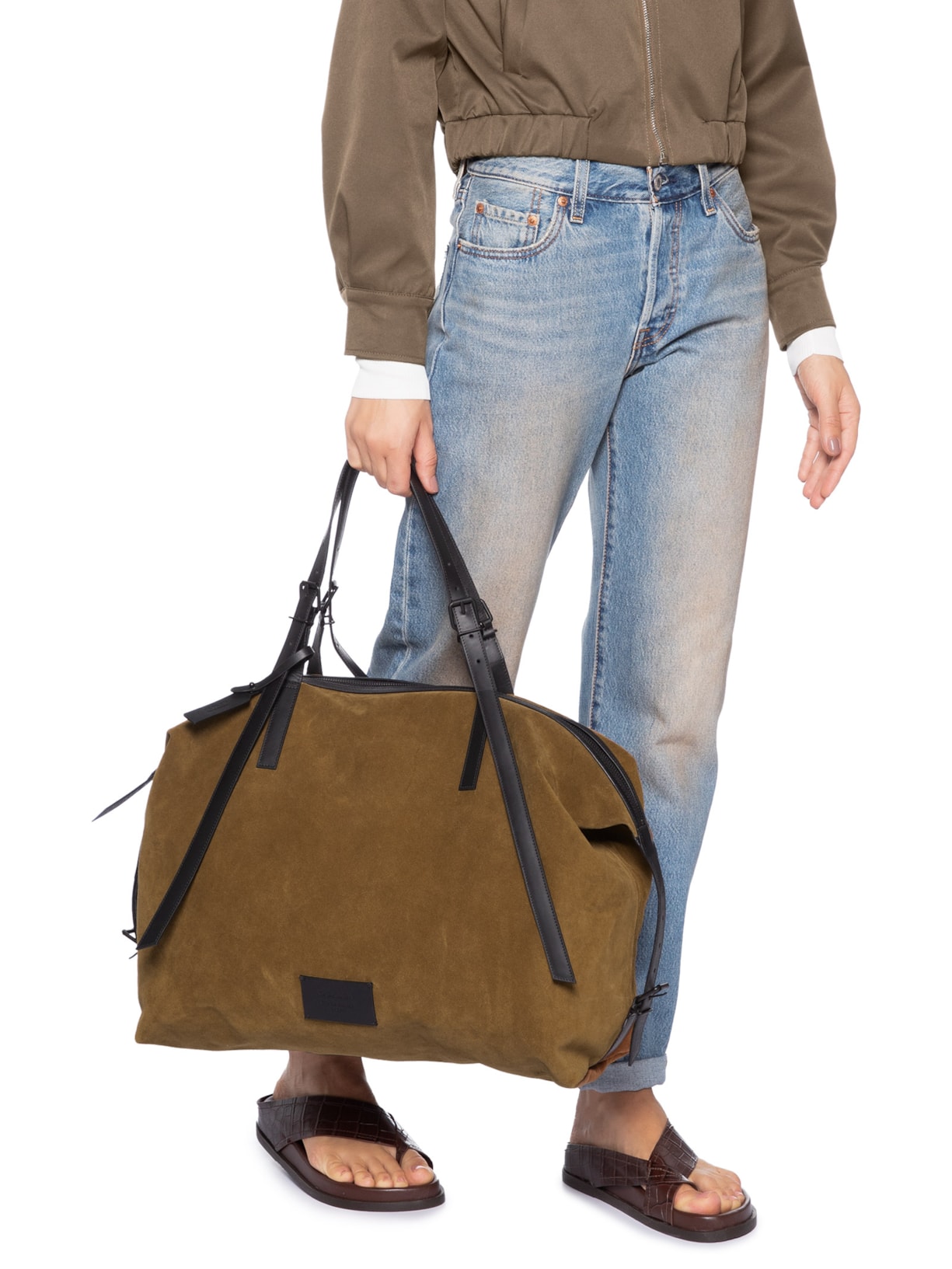 Bolsa Feminina Weekend Camurça Marrom Osklen