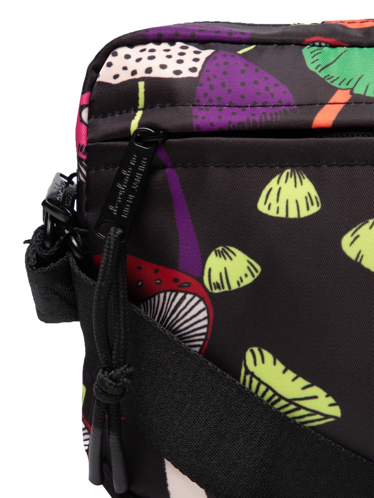 Bolsa Feminina Ziriguidum Cogumelos Preto Farm Etc