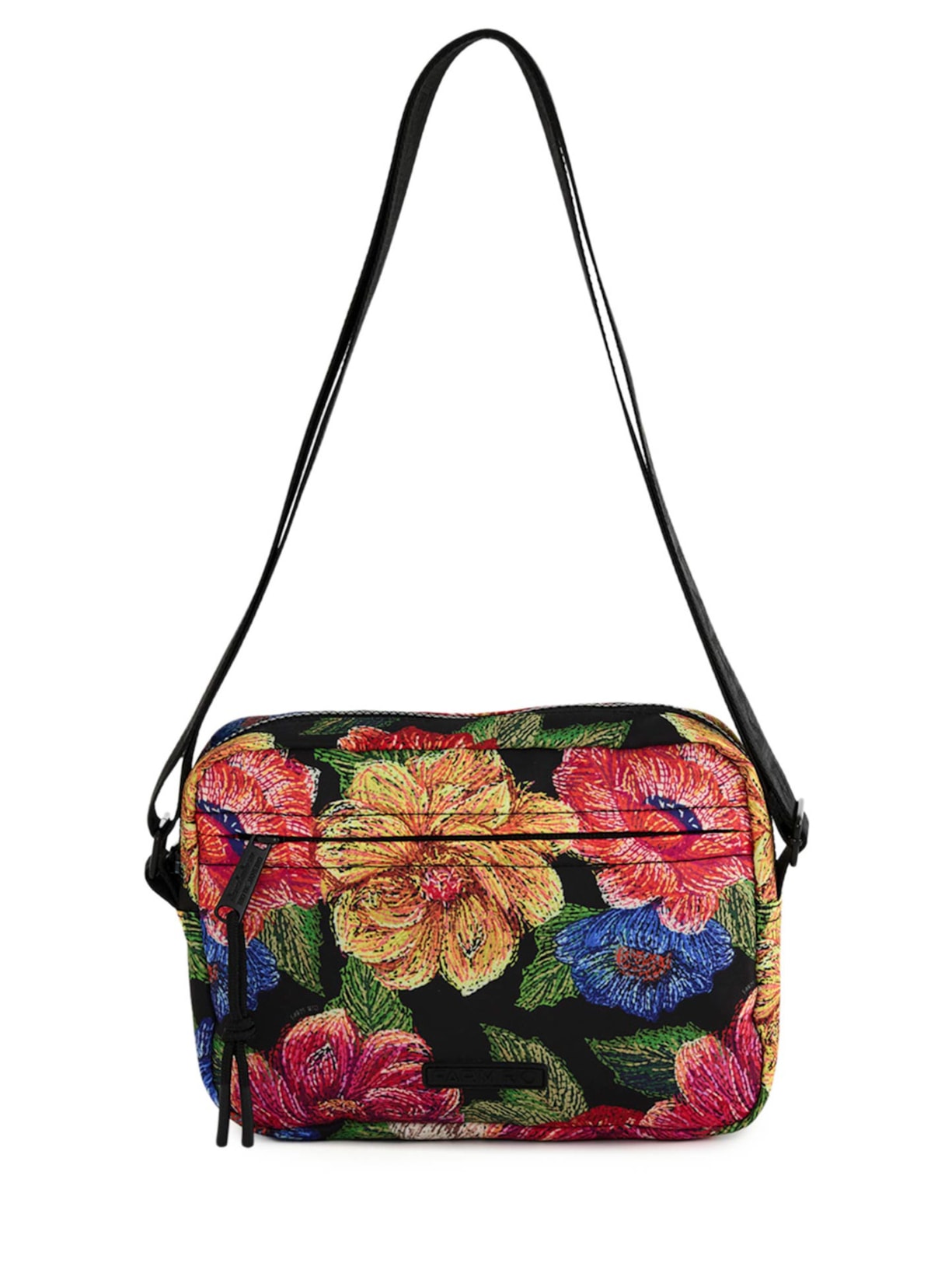 Bolsa Feminina Ziriguidum Floral Paraiso Preto Farm Etc