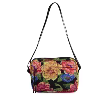 Bolsa Feminina Ziriguidum Floral Paraiso - Preto