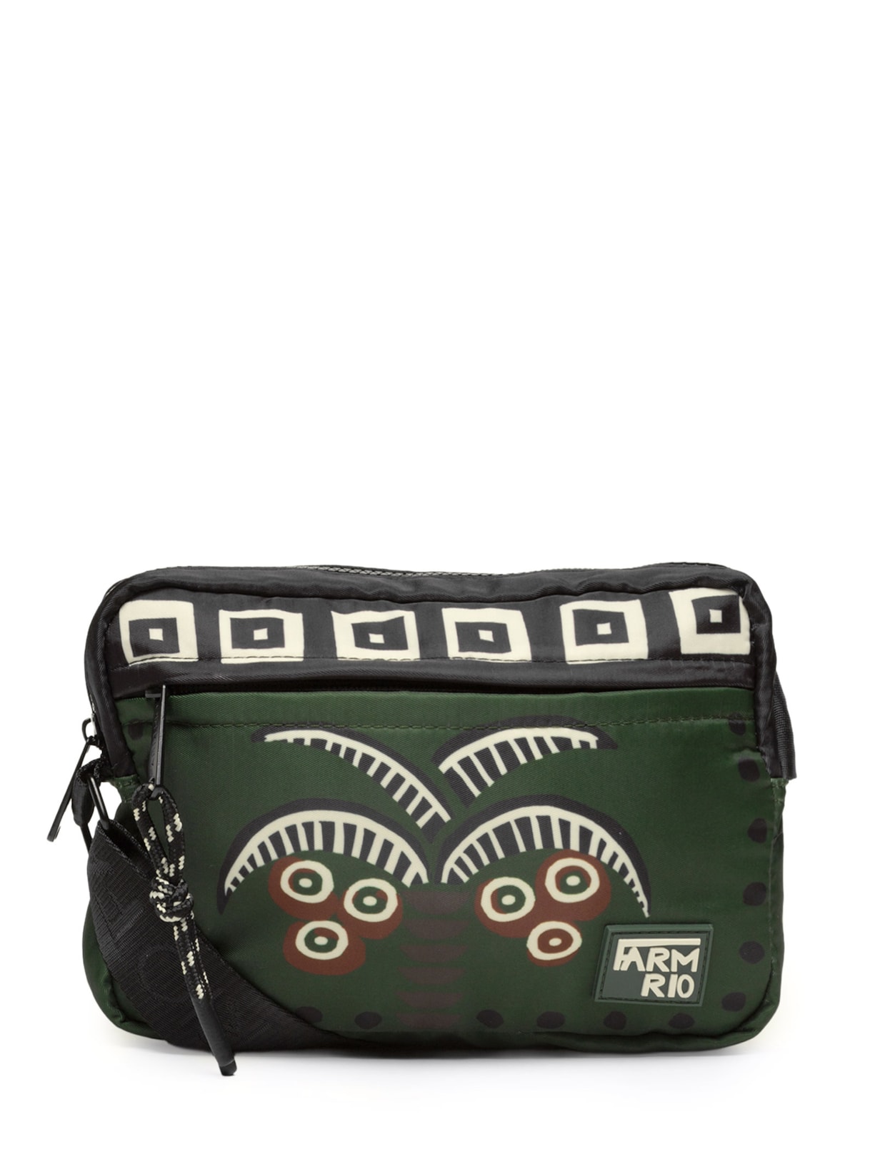 Bolsa Feminina Ziriguidum Gráfico Tropi - Preto