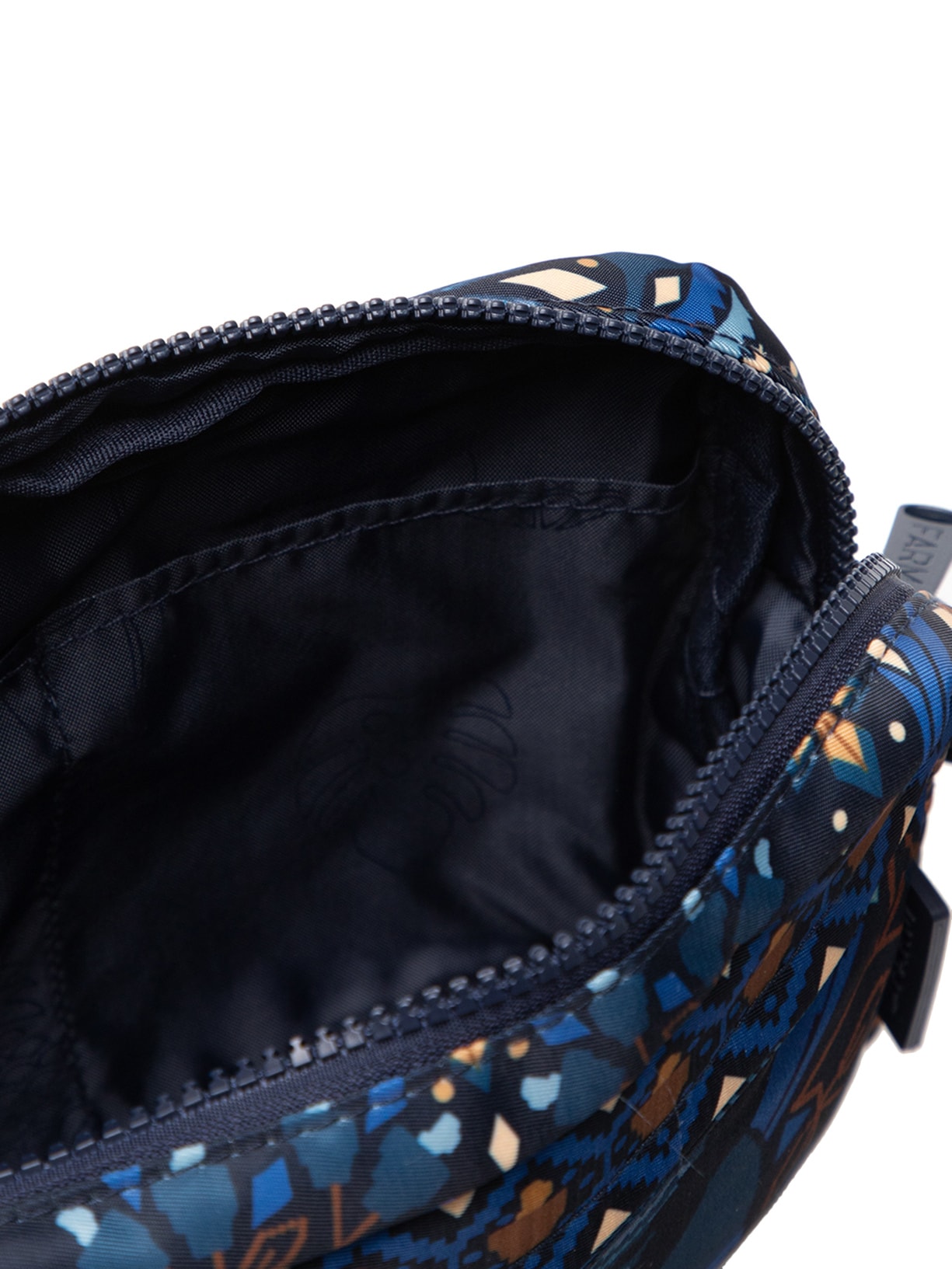 Bolsa Feminina Ziriguidum Lenço Magia Tropical Azul Farm Etc