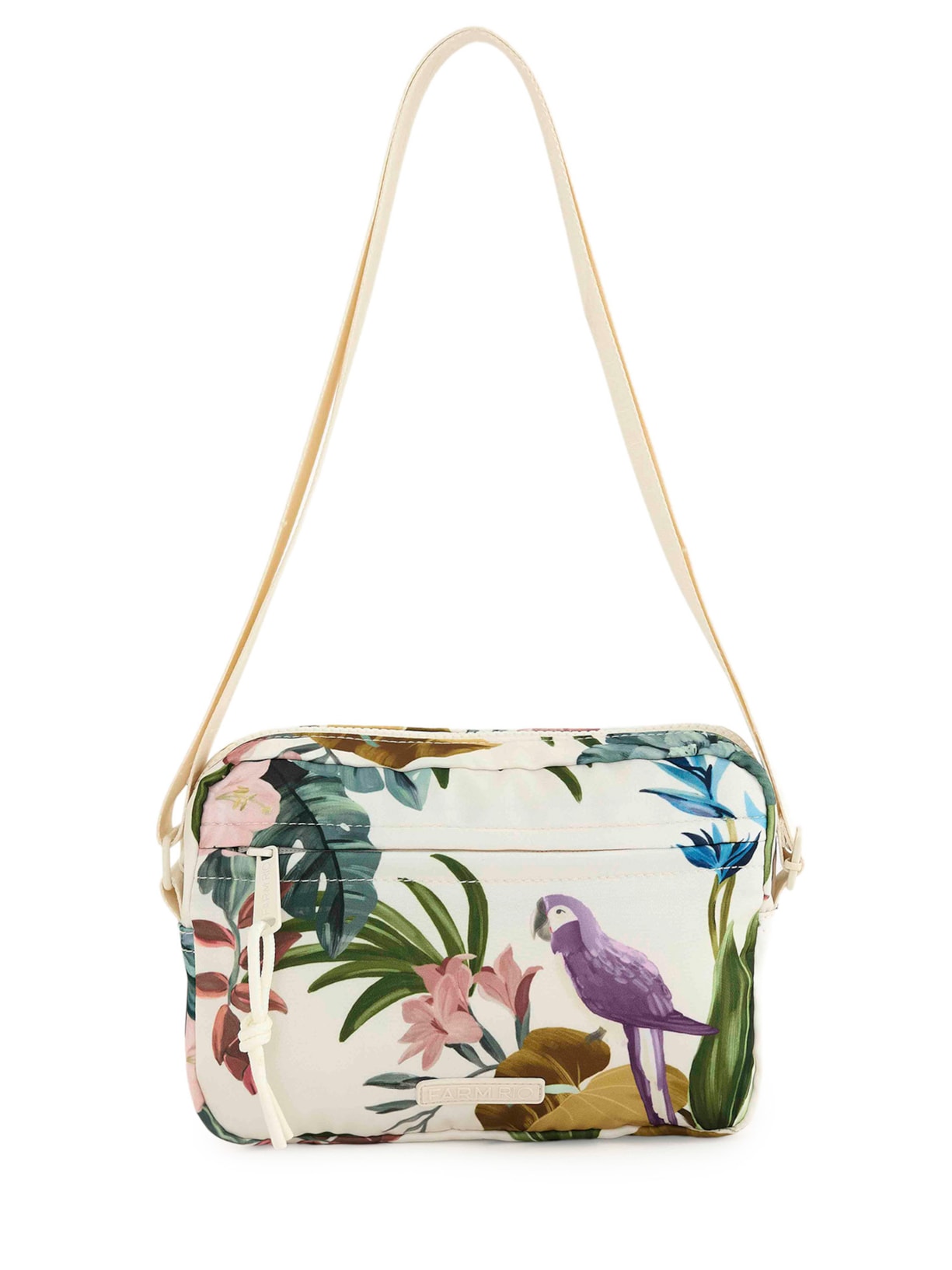 Bolsa Feminina Ziriguidum Midnight Macaw Branco Farm Etc