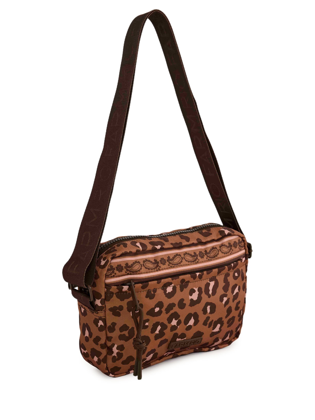 Bolsa Feminina Ziriguidum Onça Bandana Animal Print Farm Etc