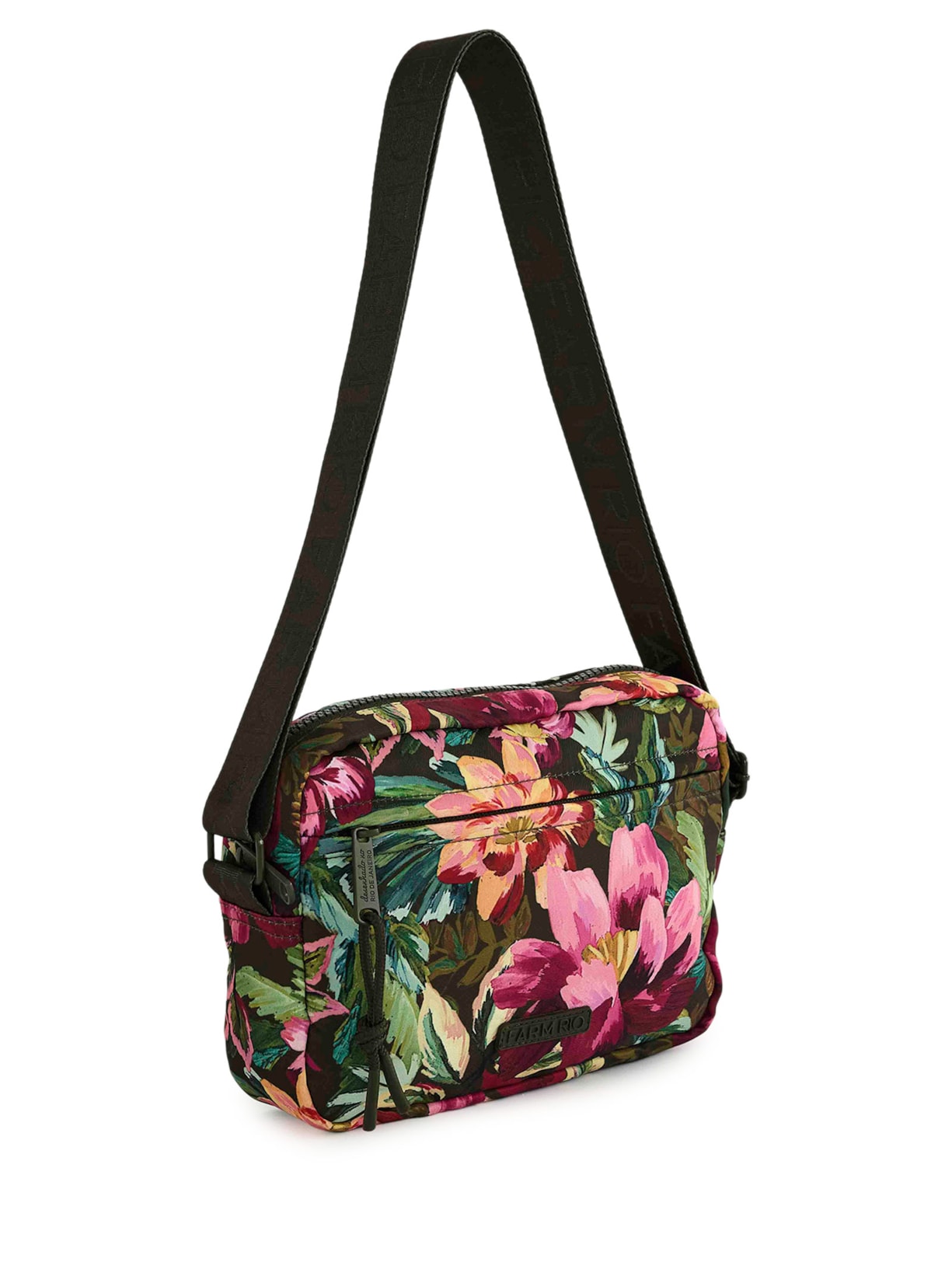 Bolsa Feminina Ziriguidum Painted Flowers Verde Farm Etc