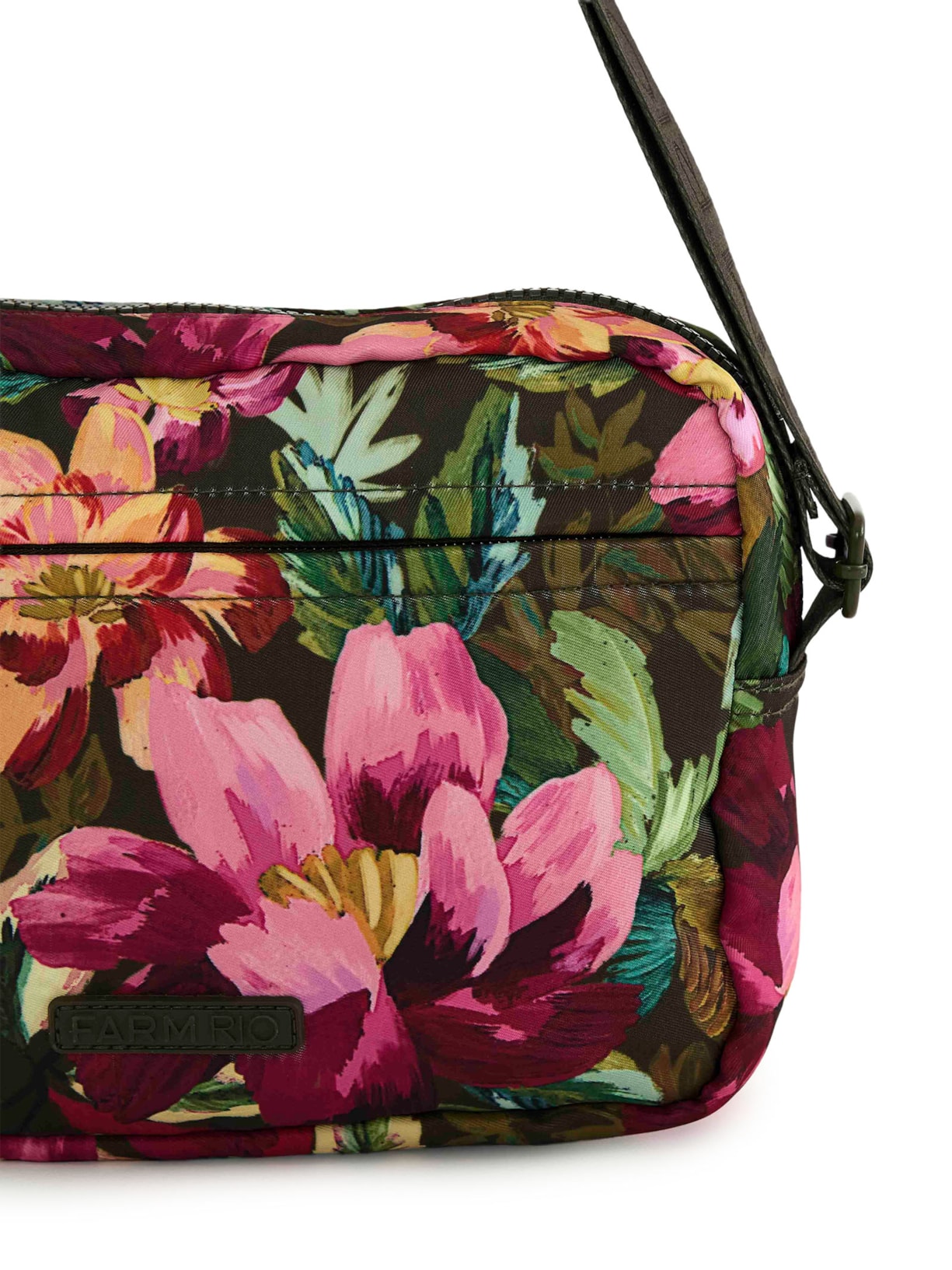 Bolsa Feminina Ziriguidum Painted Flowers Verde Farm Etc