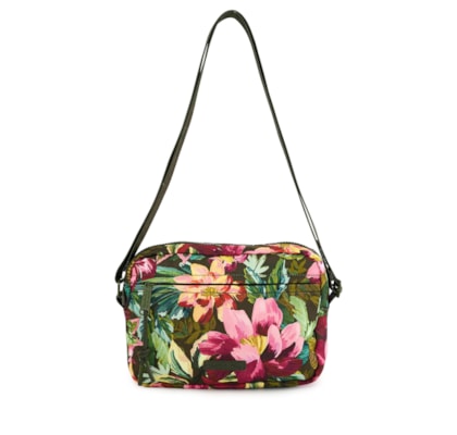 Bolsa Feminina Ziriguidum Painted Flowers - Verde