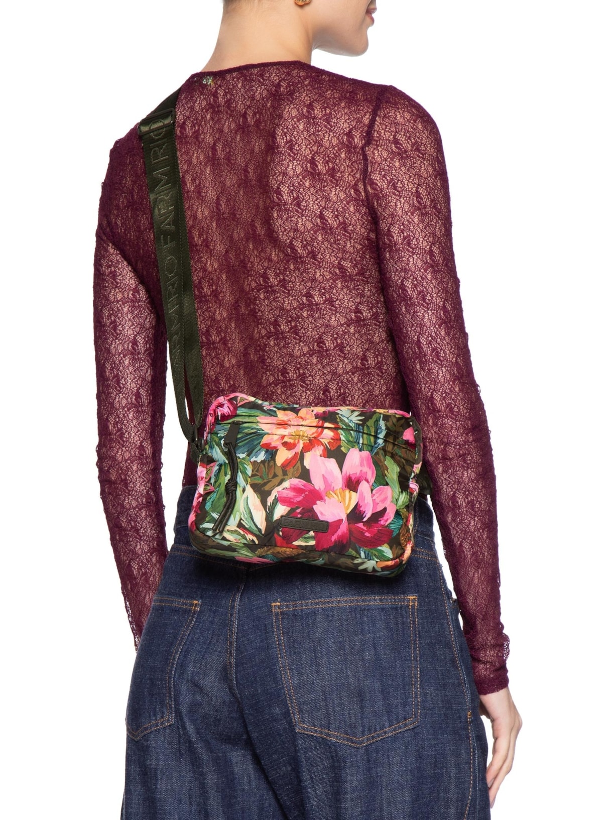 Bolsa Feminina Ziriguidum Painted Flowers Verde Farm Etc