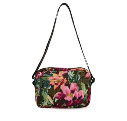 Bolsa Feminina Ziriguidum Painted Flowers - Verde