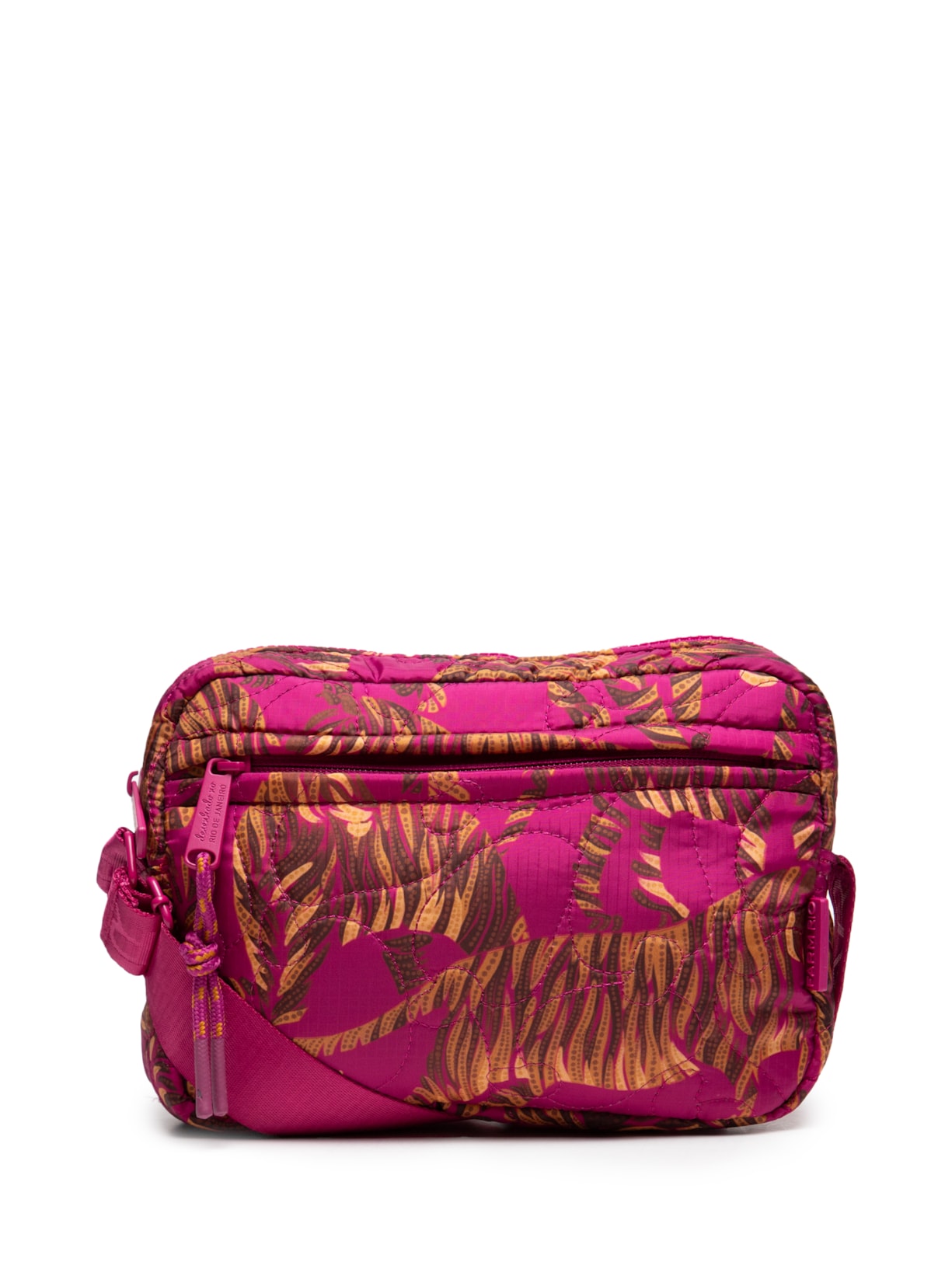 Bolsa Feminina Ziriguidum Puffer Céu De Tigre - Rosa