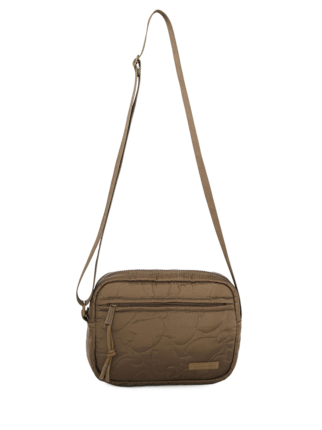 Bolsa Feminina Ziriguidum Puffer Terra Marrom Farm Etc