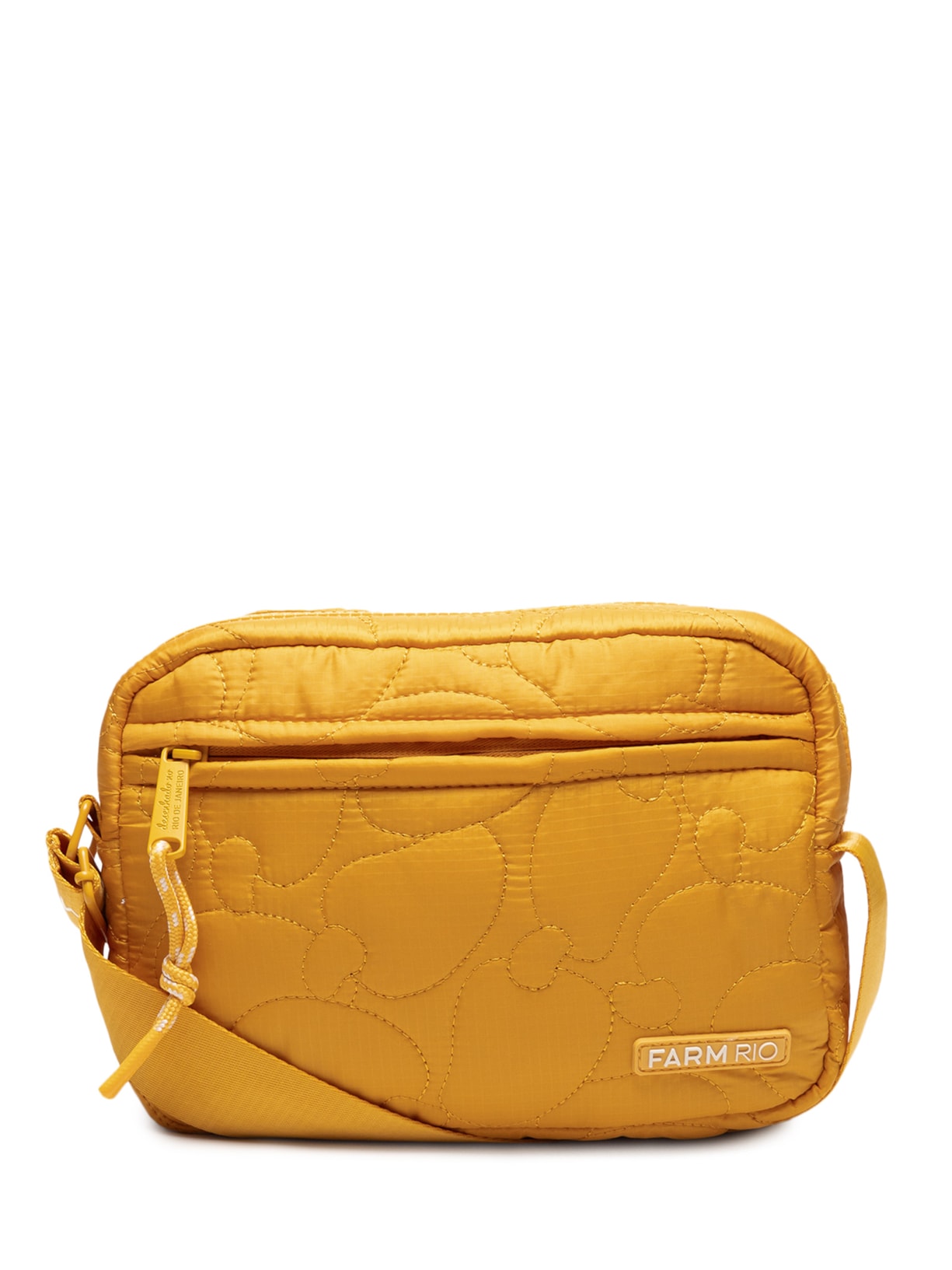 Bolsa Feminina Ziriguidum Rio Puffer - Amarelo