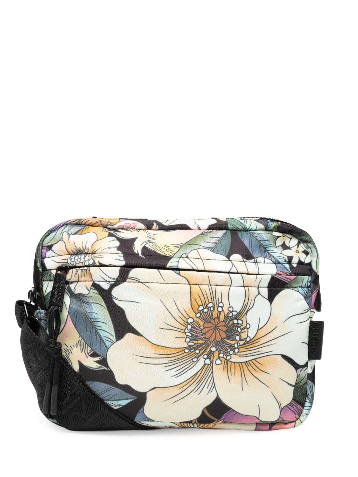 Bolsa Feminina Ziriguidum Romance em Flor - Preto