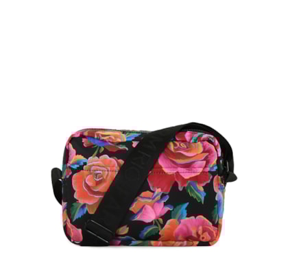 Bolsa Feminina Ziriguidum Rosas Pintadas - Preto