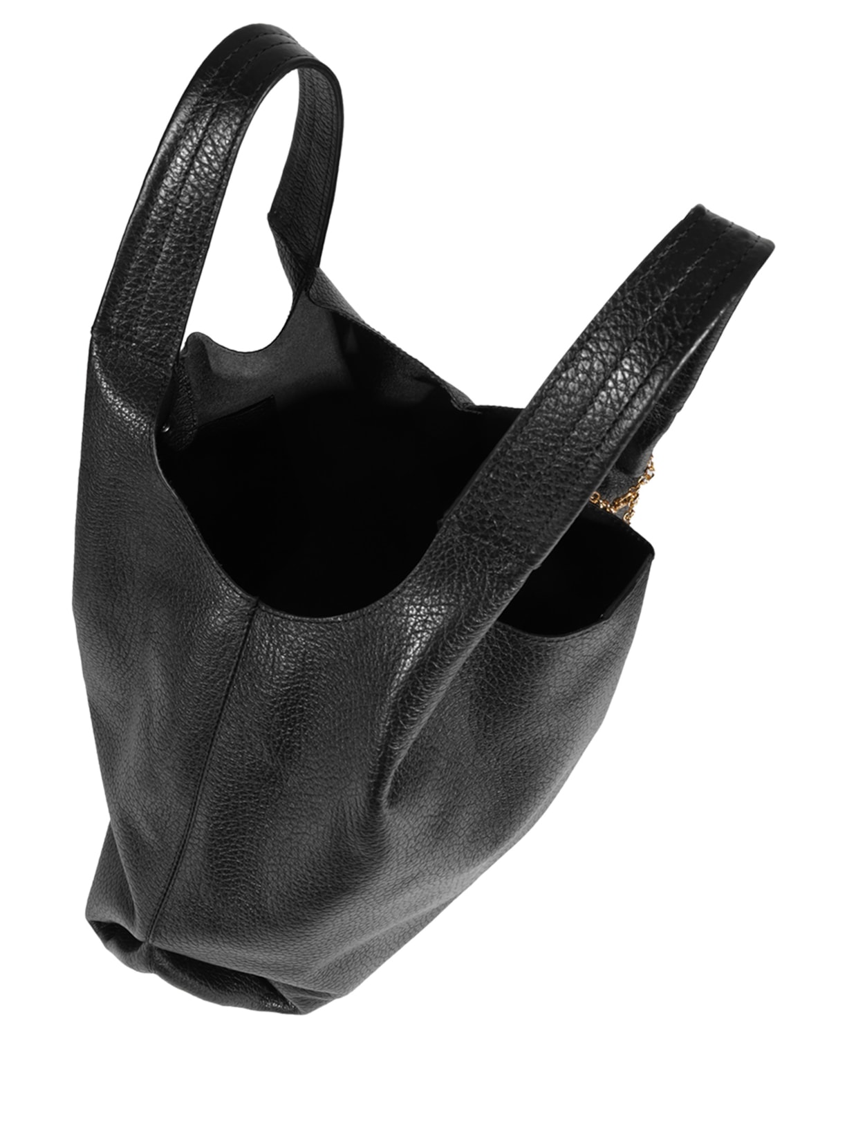 Bolsa Feminino Hobo Agnes Couro Preto Schutz