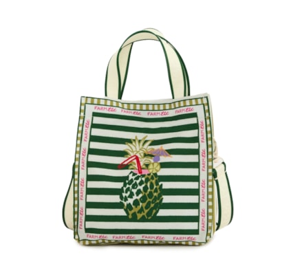 Bolsa Feminino Mimo Lenço Comida De Praia - Verde