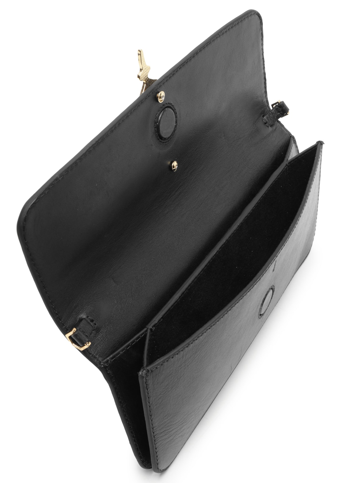 Bolsa Feminino Shoulder Couro Pequena Preto Arezzo + Lenny Niemeyer