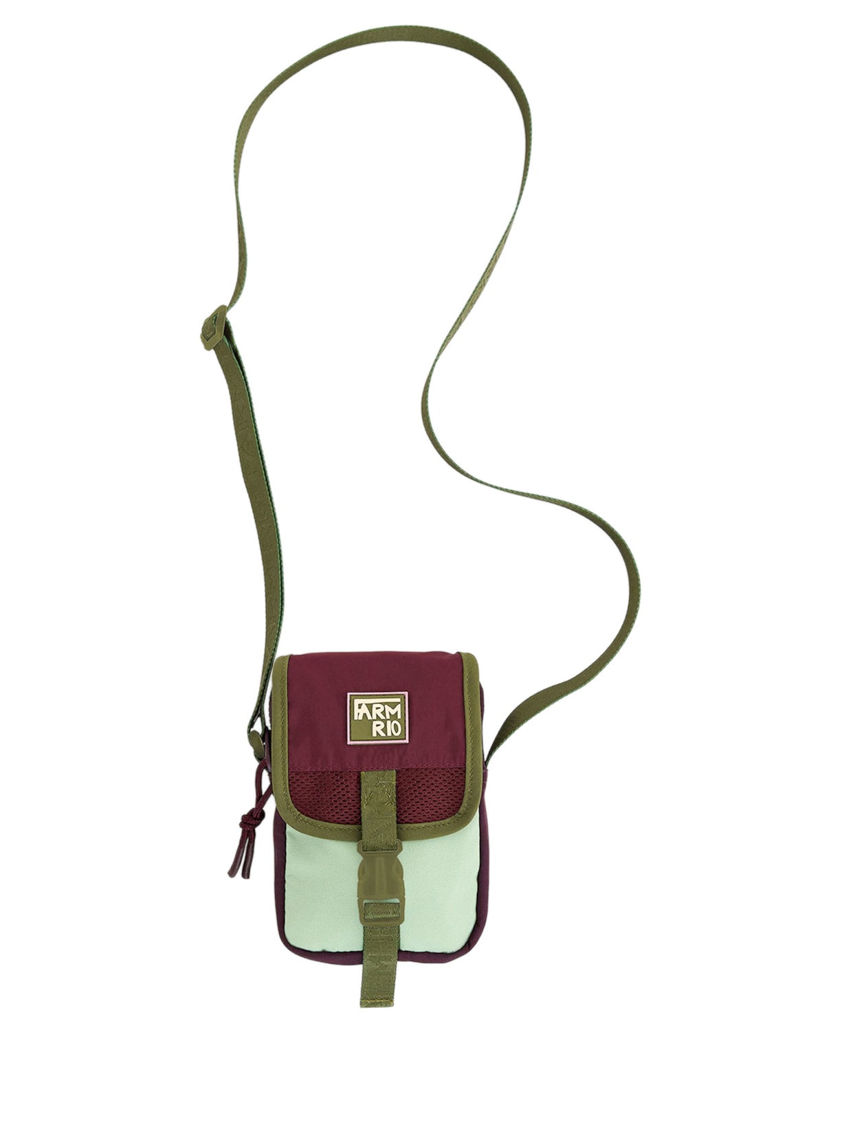 Bolsa Fervo Color Block Verde Farm Etc