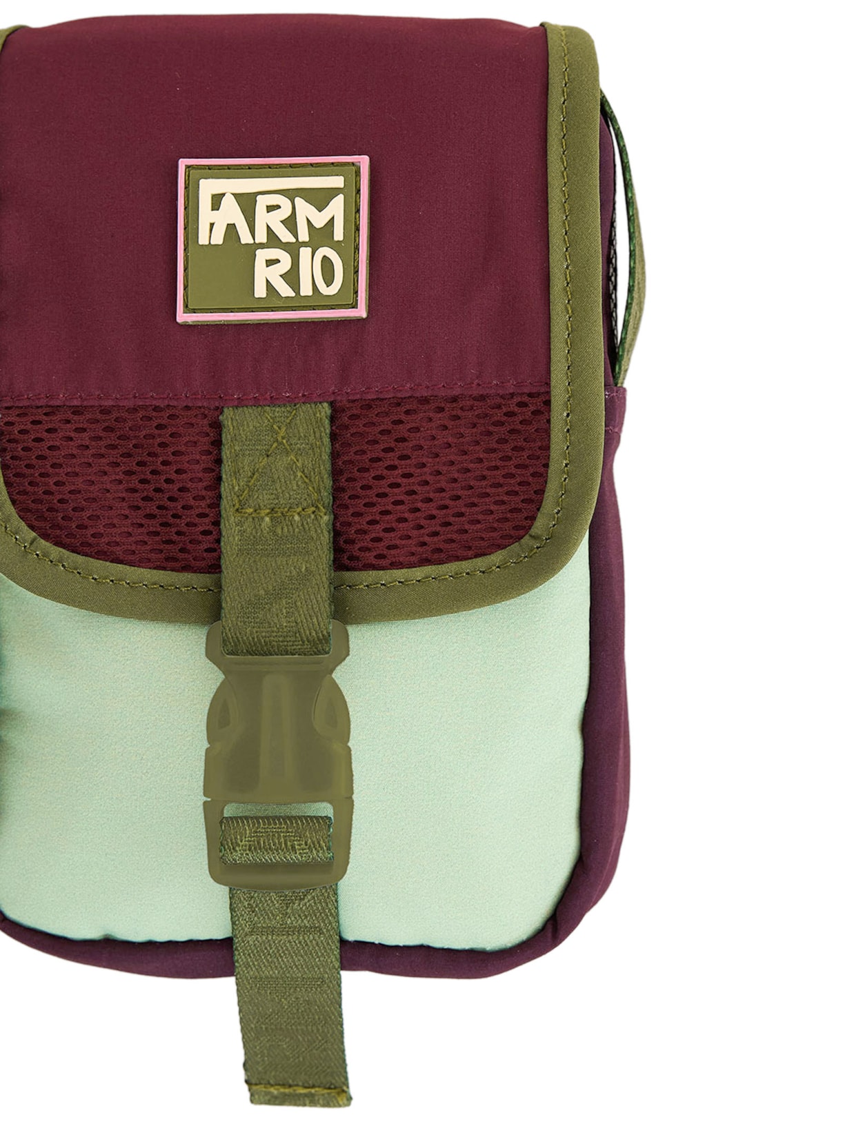 Bolsa Fervo Color Block Verde Farm Etc