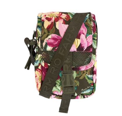 Bolsa Fervo Painted Flowers - Verde