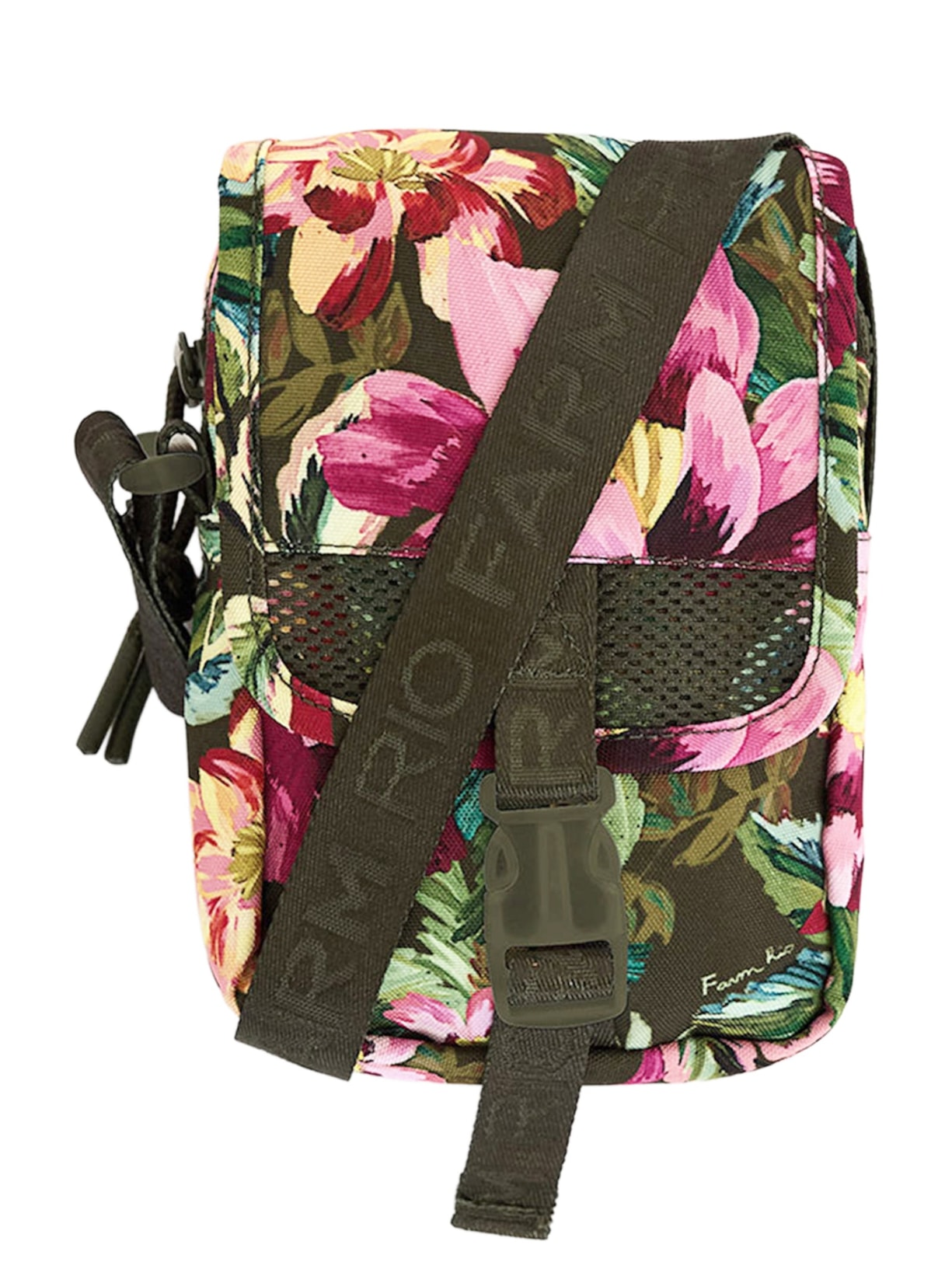 Bolsa Fervo Painted Flowers - Verde