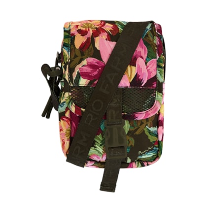 Bolsa Fervo Painted Flowers - Verde