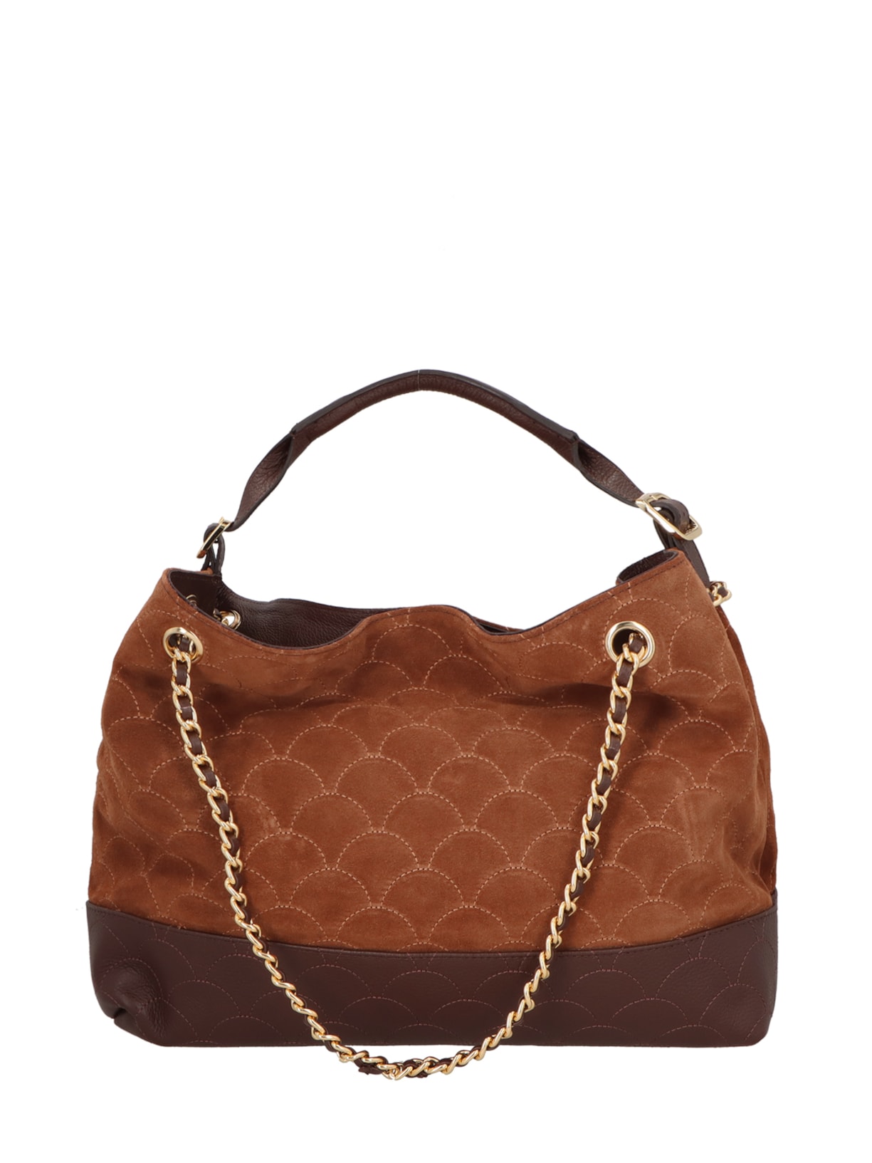 Bolsa Hobo Feminina Grande – Marrom Luiza Barcelos