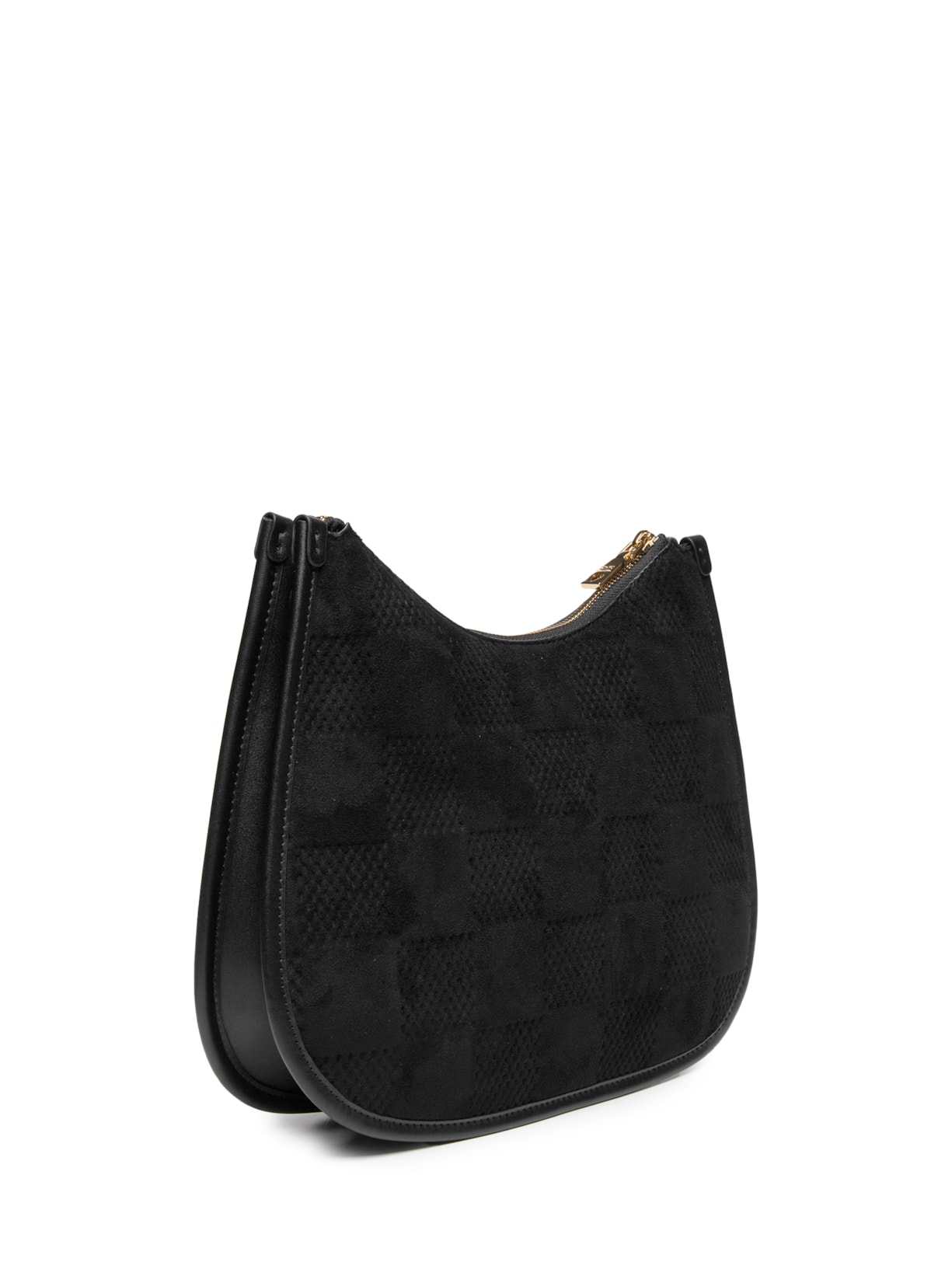 Bolsa Love Moschino em PU + Velour – Preto Love Moschino