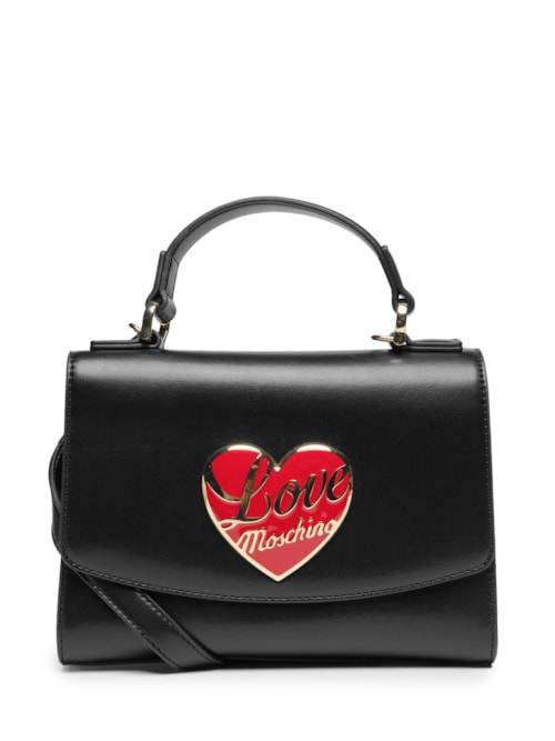 Bolsa Love Moschino em PU – Preto
