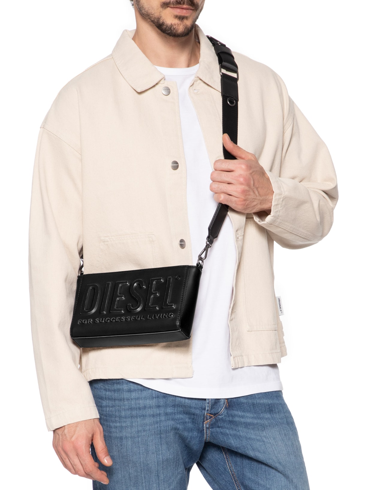 Bolsa Masculina 3D Camera Bag Preto Diesel