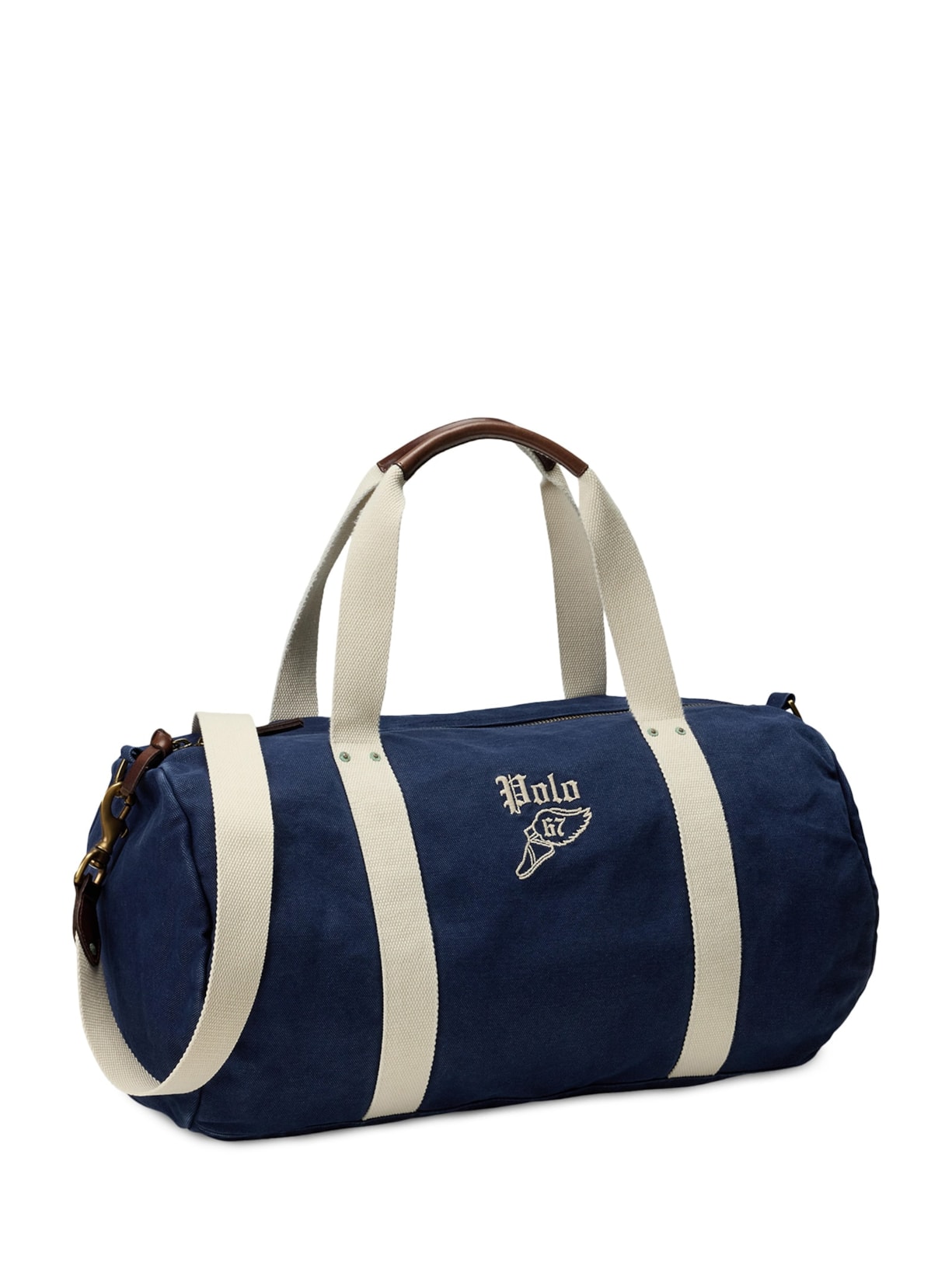 Bolsa Masculina Canvas Duffle Medium Azul Polo Ralph Lauren