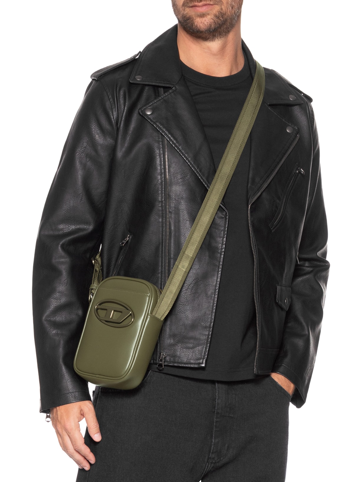 Bolsa Masculina Crossbody Holi-D Verde Diesel