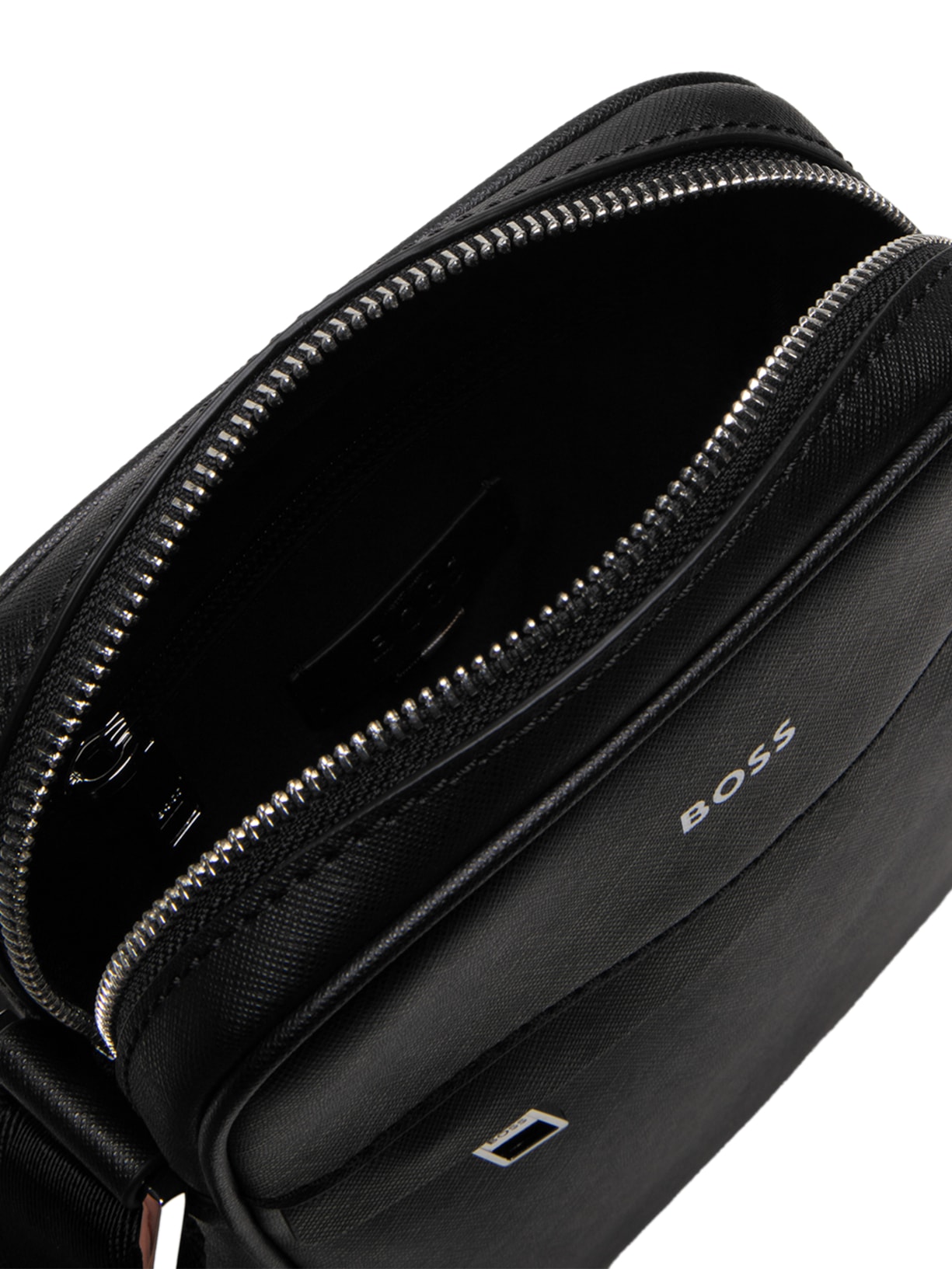 Bolsa Masculina Crossbody Zair Ns Zip Preto Boss