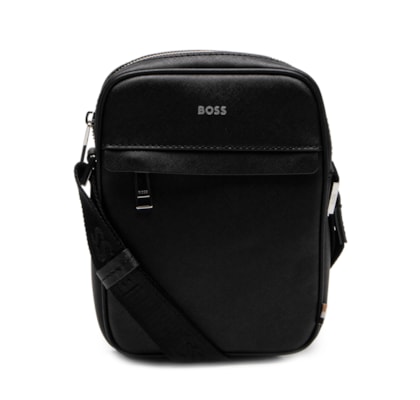 Bolsa Masculina Crossbody Zair Ns Zip - Preto
