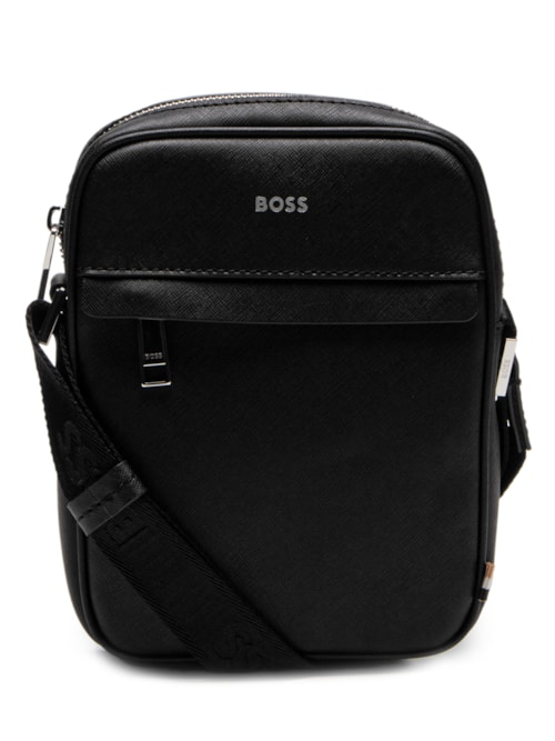 Bolsa Masculina Crossbody Zair Ns Zip - Preto