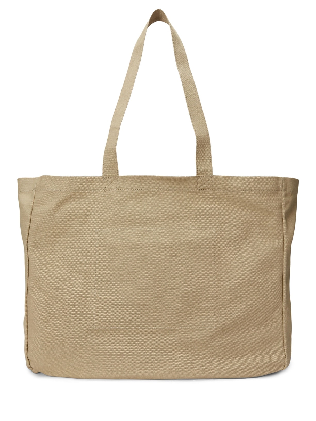 Bolsa Masculina East West Tote Large Canvas Bege Polo Ralph Lauren