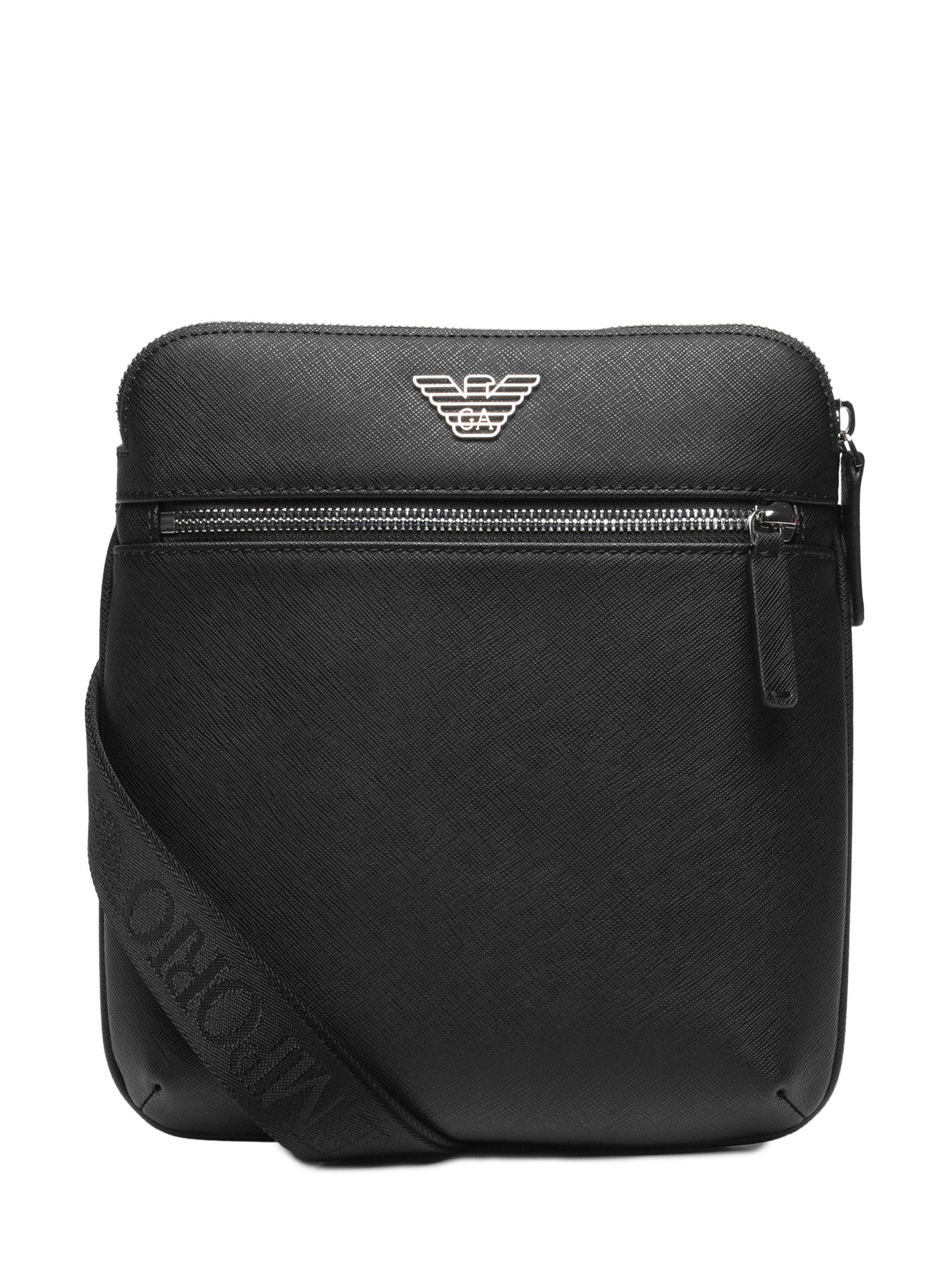 Emporio Armani - Bolsa Masculina Messenger Bag - Preto
