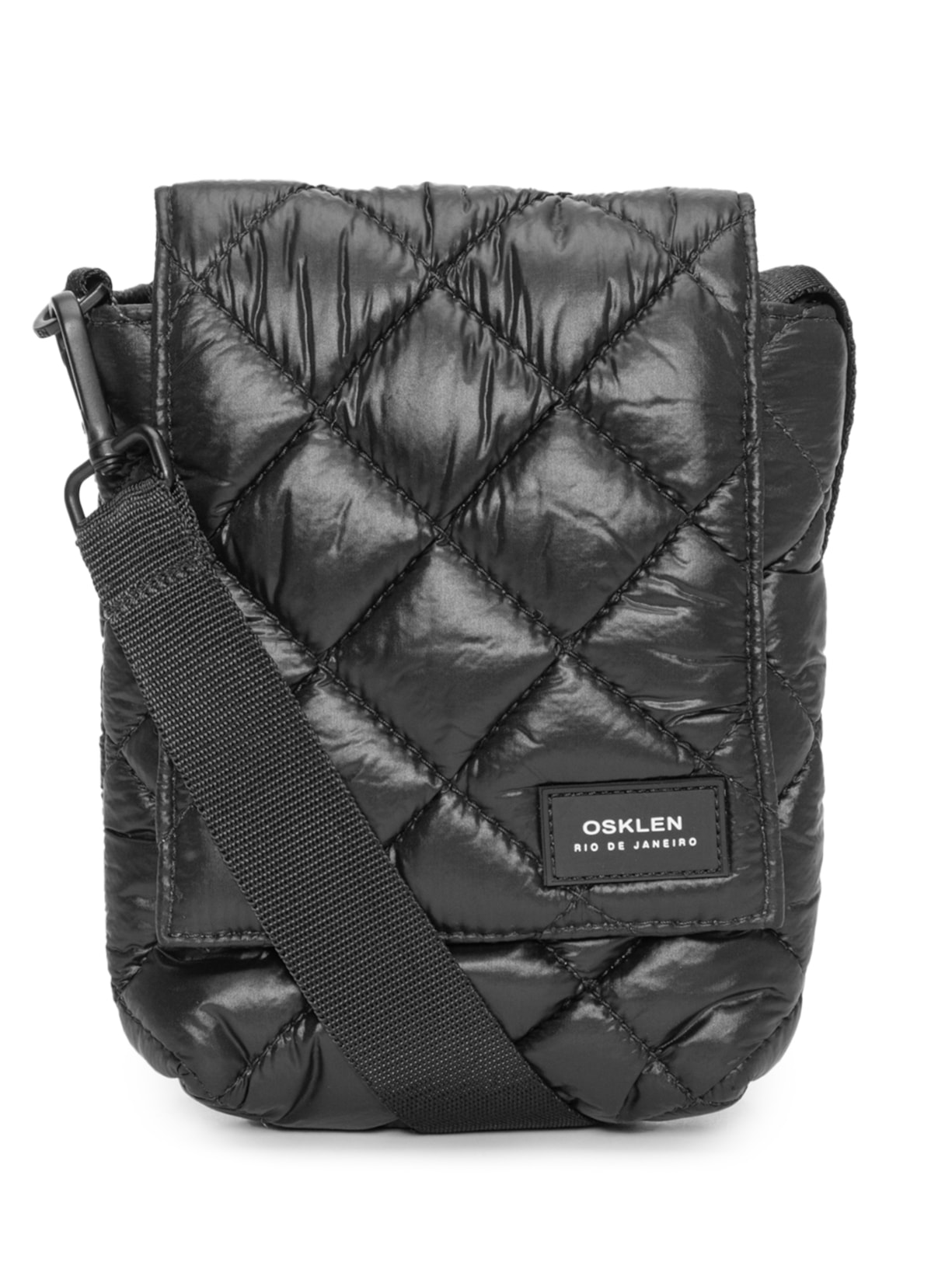 Bolsa Masculina Mini Matelassê - Preto