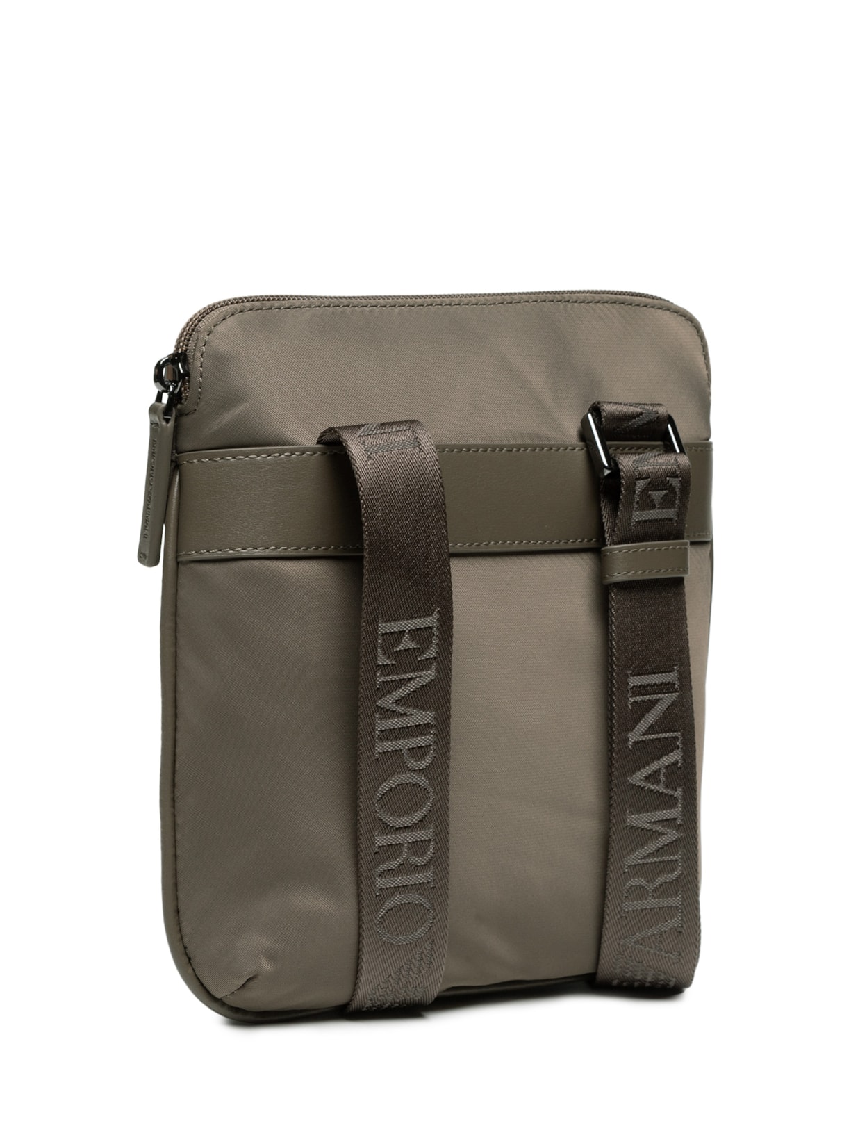 Bolsa Masculina Nylon Shoulder Bag Marrom Emporio Armani