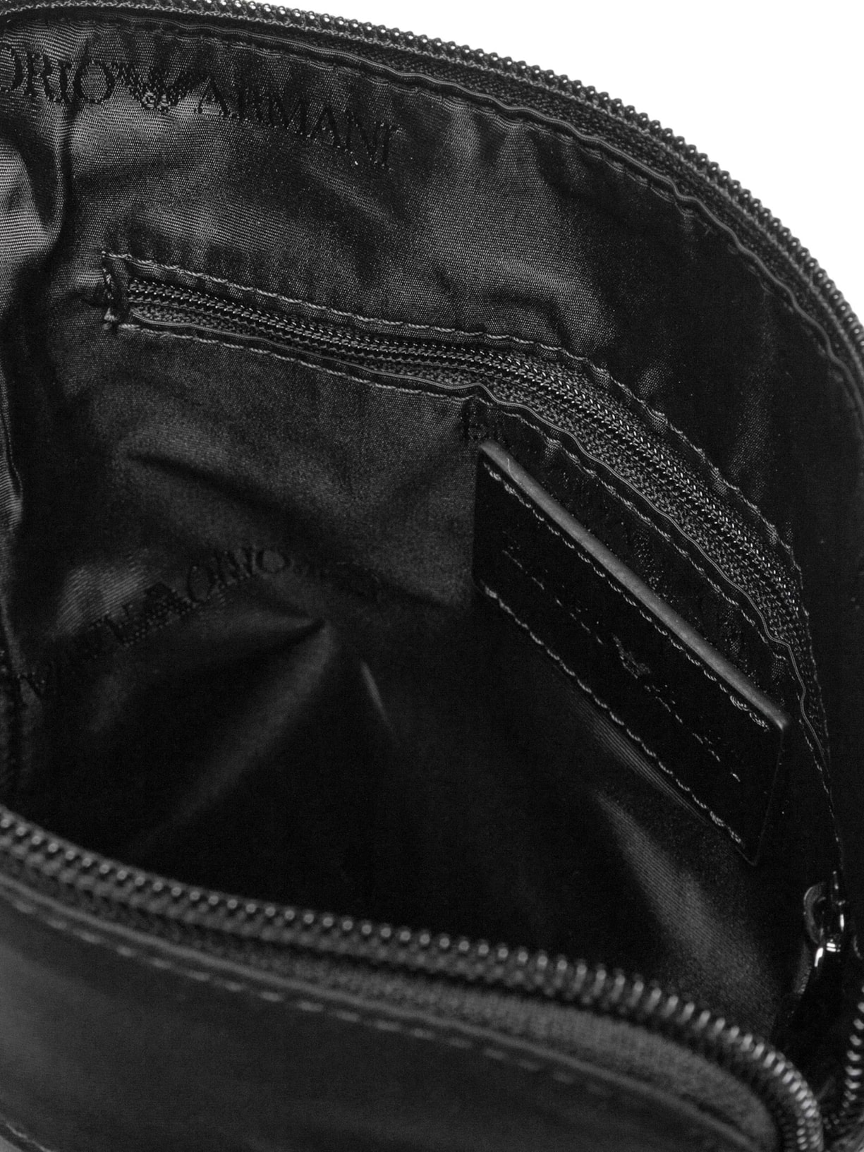 Bolsa Masculina Nylon Shoulder Bag – Marrom Emporio Armani