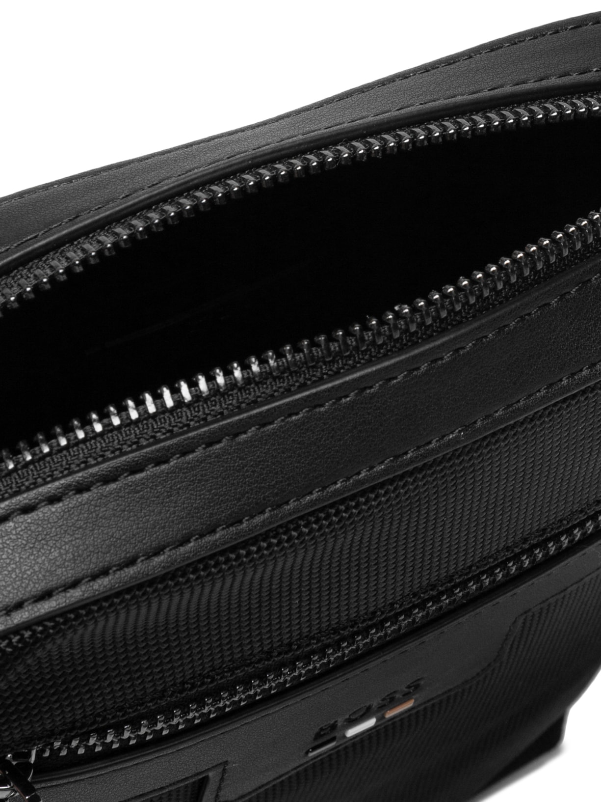 Bolsa Masculina Ray Zip Preto Boss