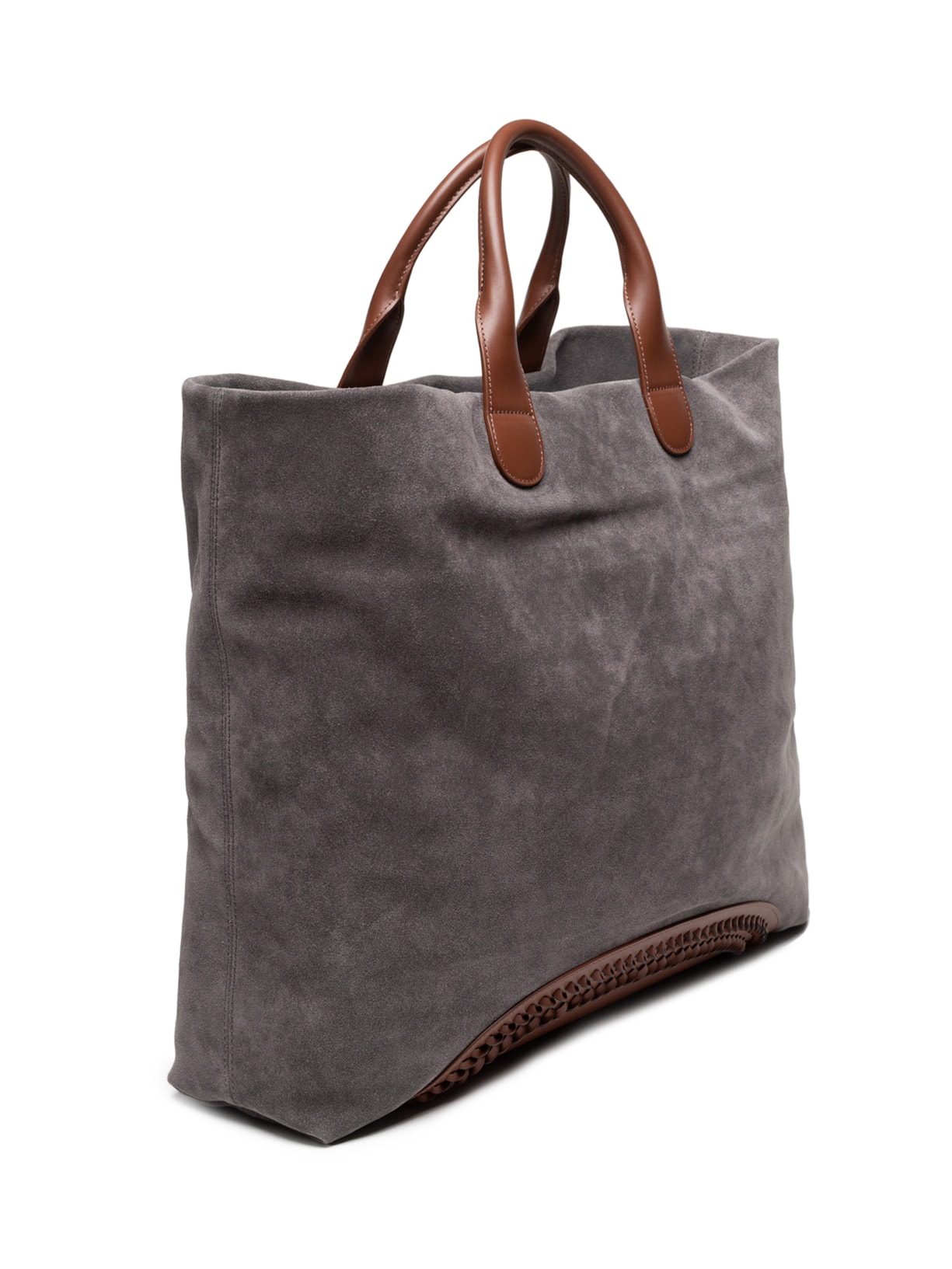 Bolsa Masculina Suede Icon Shopper – Cinza Emporio Armani