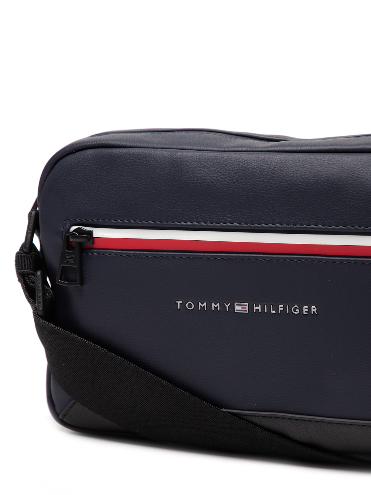 Bolsa Masculina Th Ess Corp Ew Reporter Azul Tommy Hilfiger