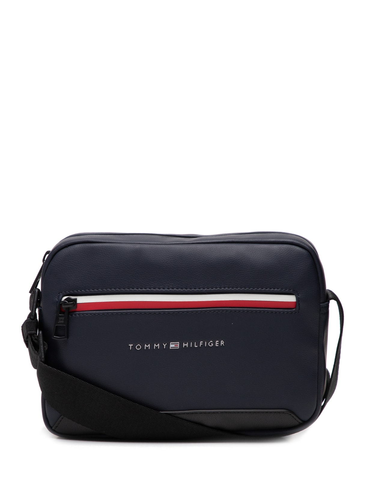 Bolsa Masculina Th Ess Corp Ew Reporter Azul Tommy Hilfiger