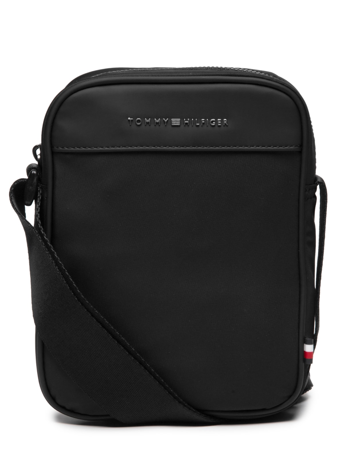 Bolsa Masculina TH Repreve Mini Reporter – Preto Tommy Hilfiger