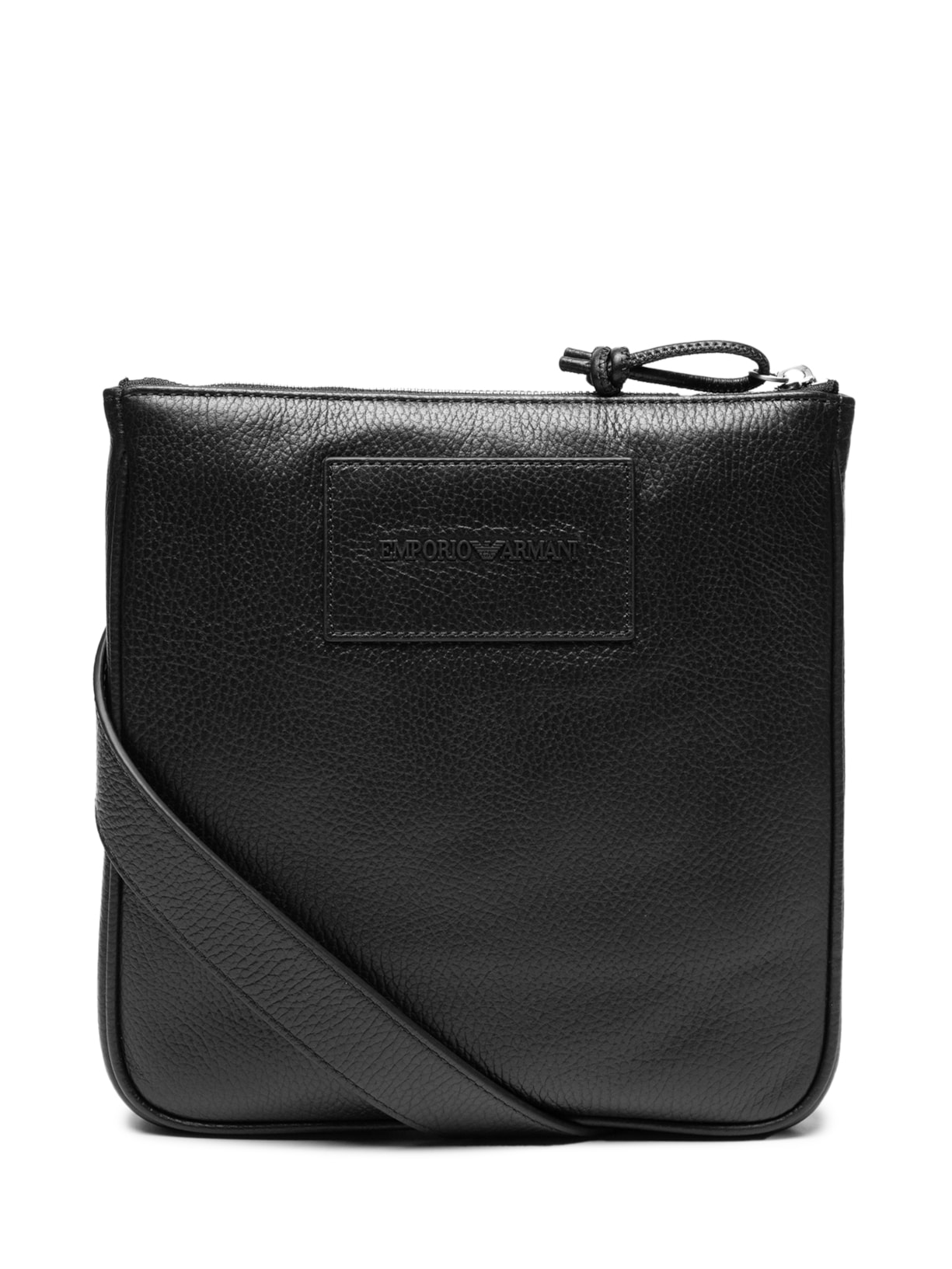 Bolsa Masculina Tiracolo Flat Crossbody - Preto
