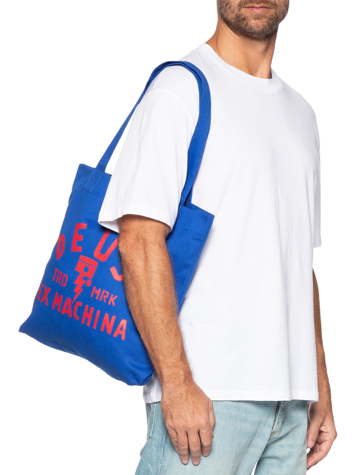 Bolsa Masculina Tote Bag Piston Azul Deus Ex Machina