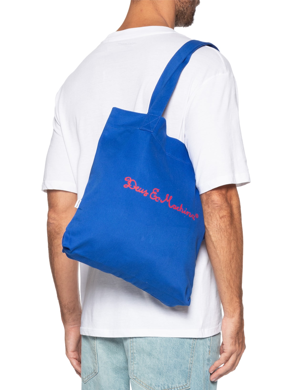 Bolsa Masculina Tote Bag Piston Azul Deus Ex Machina
