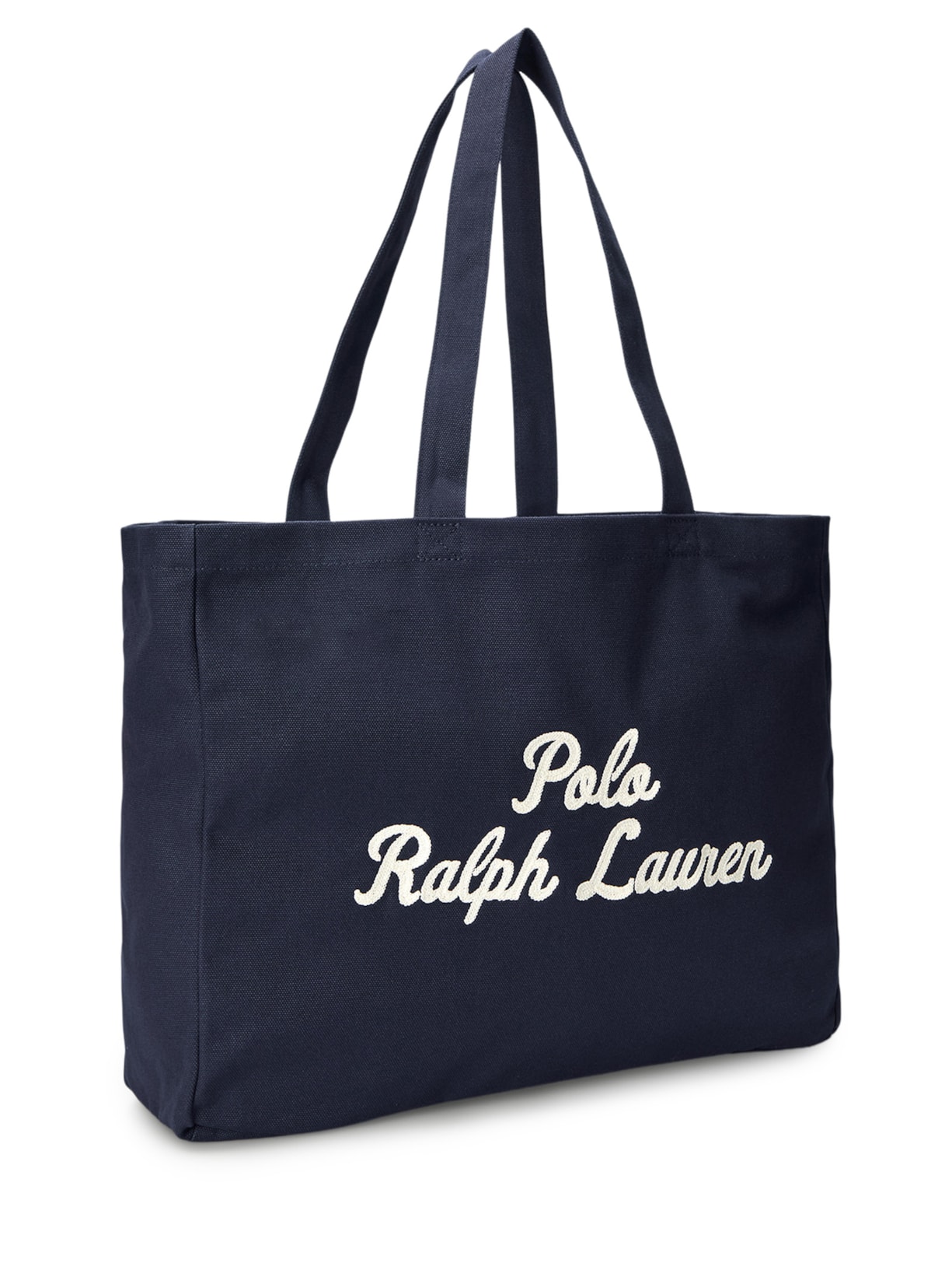 Bolsa Masculina Tote Grande De Canvas Bordada Prl Azul Polo Ralph Lauren